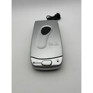 Kinyo 1 Way VHS Video Cassette Rewinder UV-428 Silver Tested Working VG Cond